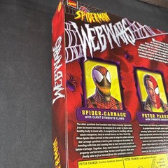 SPIDER-MAN WEB WARS 4 FIGURE BOX SET TOY BIZ CARNAGE SYMBIOTE ANIMATED MARVEL